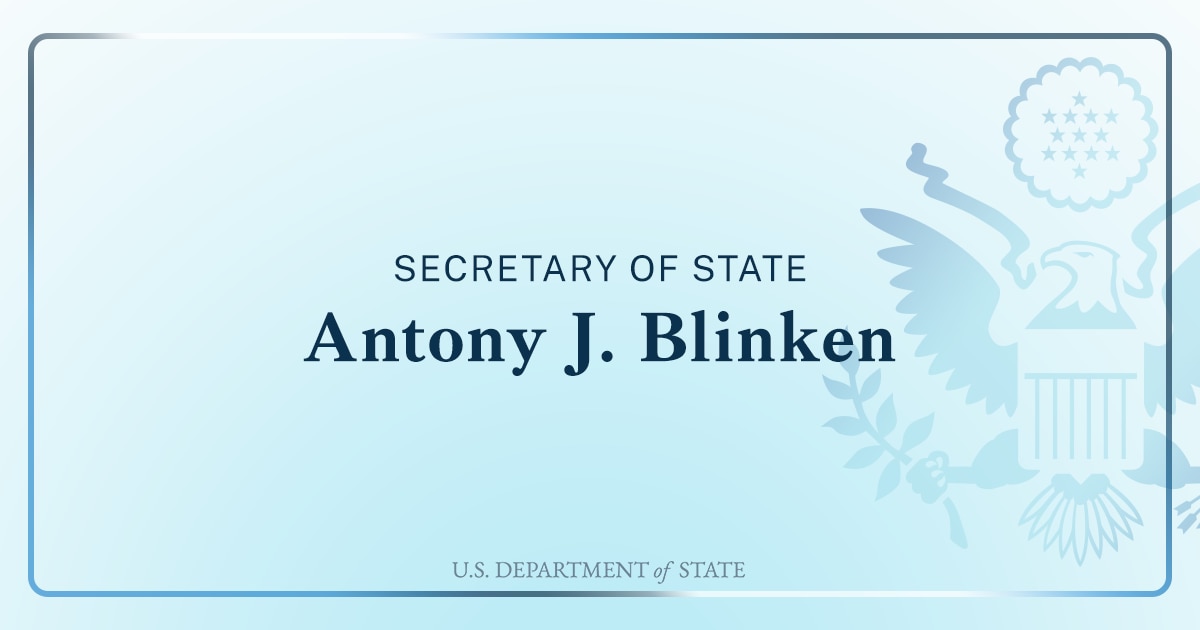 El secretario Antony J. Blinken en CBS Face the Nation con Margaret Brennan